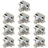 10pcs Push Button Cabinet Latch Keyless Cupboard Door Lock 7