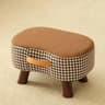 Soft Padded Small Stool Ottoman Footrest Chair 2