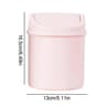 Mini Desktop Trash Can With Lid For Tabletop Use 11