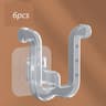 Wall Mounted U Shape Slipper Rack Bathroom Storage 6
