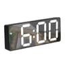 LED Mirror Digital Alarm Clock With Voice Control 13