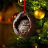 Cute Woodland Animal Acrylic Christmas Ornaments 7