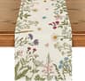 Spring Daisy Linen Table Runner 0