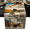 Ancient Egyptian Linen Table Runner 0