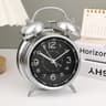 Twin Bell Alarm Clock With Night Light Loud Metal Desk Clock 9