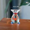 Handcrafted Glass Pocket Fish Figurine Mini Colorful Desktop Decor 13