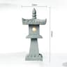 Mini Pagoda Lantern Zen Garden Light Decor 13