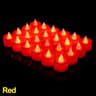 Colorful LED Flameless Tealight Candles Set 8