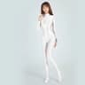 Satin Full Body Yoga Jumpsuit Long Sleeve 17