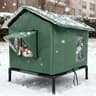 Insulated Outdoor Cat Shelter Winter Warm Cat House 7