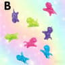 Colorful Bouncing Cat Toy Balls Set 6