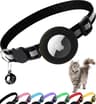 Reflective Airtag Cat Collar With Bell And Breakaway Buckle 8