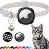 Breakaway Reflective AirTag Cat Collar With Bell 5