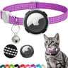 Breakaway Reflective AirTag Cat Collar With Bell 13
