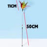 Interactive Peacock Feather Cat Wand Toy 8