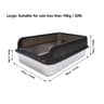 Large Stainless Steel Cat Litter Box With Lid 6