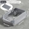 Extra Large Stainless Steel Enclosed Cat Litter Box 7