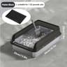 Extra Large Stainless Steel Enclosed Cat Litter Box 11
