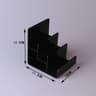 Clear Acrylic Tiered Display Shelf Organizer 15