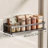 Wall Mounted Aluminum Spice Rack Shelf For Kitchen Storage 6
