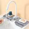 Silicone Sink Splash Guard Mat With Drainage Organizer 6