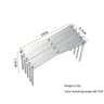 Stainless Steel Expandable Pot Lid And Dish Organizer Rack 6