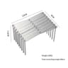 Stainless Steel Expandable Pot Lid And Dish Organizer Rack 7