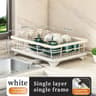 Adjustable Stainless Steel Dish Drying Rack Organizer 6