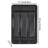 4 Compartment Silverware Organizer Holder 6