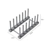 Detachable Dish Drainer And Pot Lid Storage Rack 7