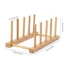 Wooden Dish Drying Rack And Display Organizer 9