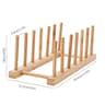 Wooden Dish Drying Rack And Display Organizer 11