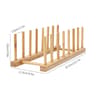 Wooden Dish Drying Rack And Display Organizer 12