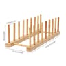 Wooden Dish Drying Rack And Display Organizer 13