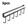 6 Hook Under Cabinet Coffee Mug Holder Rack 7