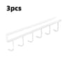 6 Hook Under Cabinet Coffee Mug Holder Rack 10