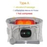Inflatable Heated Lumbar Support Belt With Vibration Waist Massager 6
