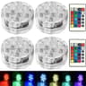 RGB LED Submersible Underwater Light 16 Color Waterproof Decorative Lamp 10