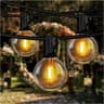 Solar G40 String Lights Waterproof 25 LED Patio Hanging Lights 10