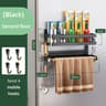 2 Tier Magnetic Refrigerator Organizer Shelf With Towel Holder 8