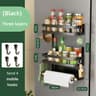 2 Tier Magnetic Refrigerator Organizer Shelf With Towel Holder 9
