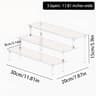 Acrylic Stepped Perfume Display Rack For Cosmetics And Decor 7