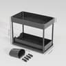 2 Tier Under Sink Organizer With Sliding Storage Drawers 6