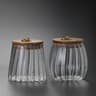 Glass Airtight Food Storage Jar With Wooden Lid 7