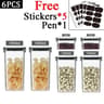 Stackable Airtight Food Storage Containers Set 460ml To 1800ml 17