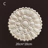 Carved Wooden Floral Furniture Applique Decorative Onlay 11