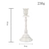 2 Piece Metal Candle Holder Set For Wedding And Home Decor 23