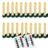 10 Piece LED Flameless Taper Candles With Remote And Timer 7
