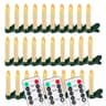 10 Piece LED Flameless Taper Candles With Remote And Timer 8