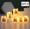 Flickering LED Ivory Flameless Tealight Candles For Weddings And Home Decor 7